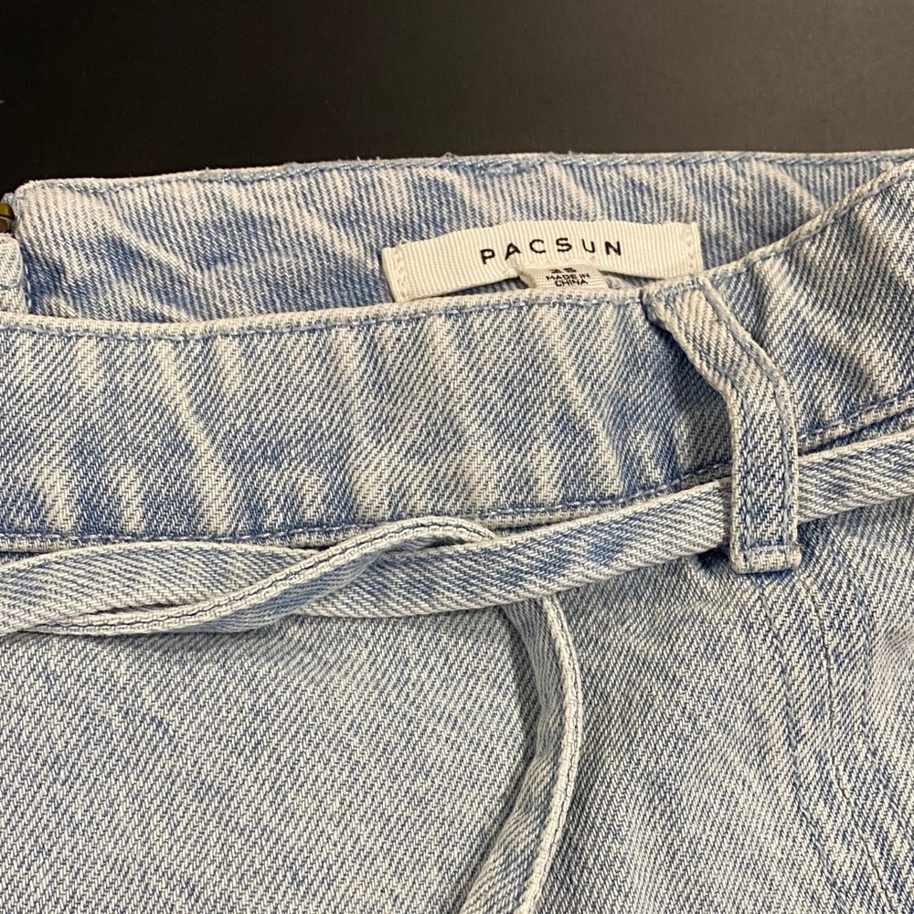 PacSun Light Blue Women's Jean Skirt